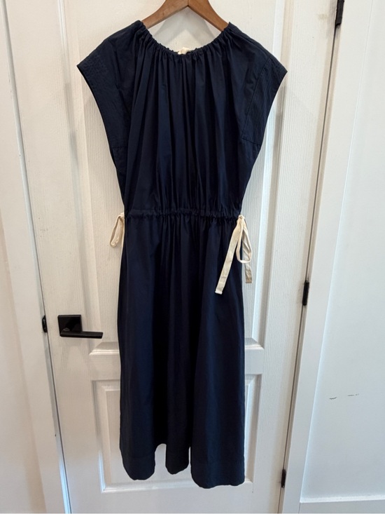 Banana Republic Dresses & Skirts - Banana Republic Navy Cotton Poplin Midi Dress 100% Cotton